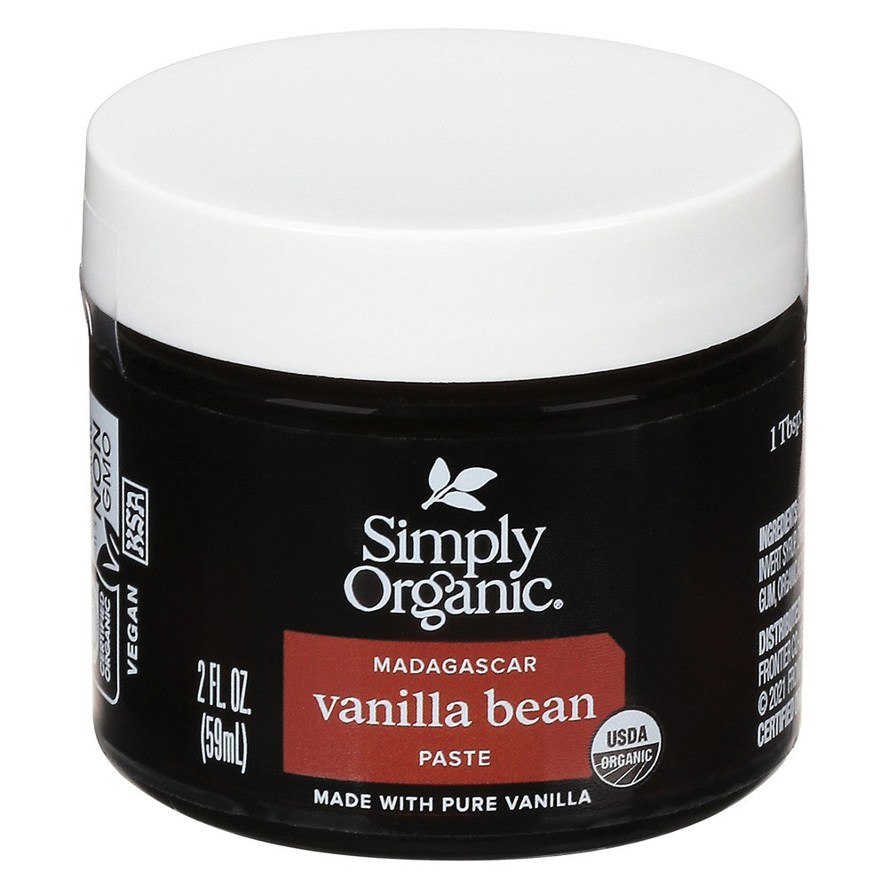 Simply Organic - Paste Og2 Vanilla Bean - Case of 6-2 FZ