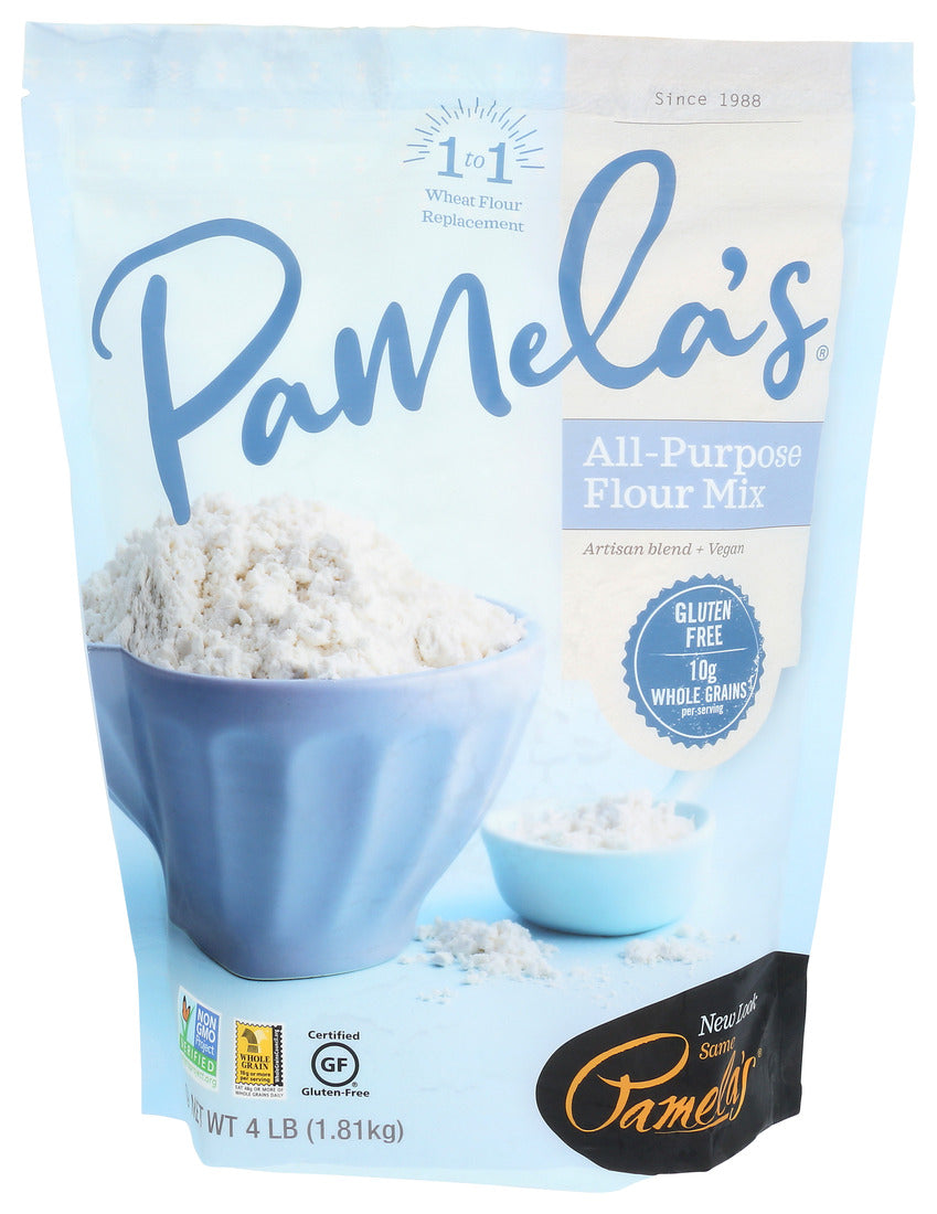 Pamela's Products - All-Purpose Artisan Blend - Flour - Case of 3 - 4 lb.