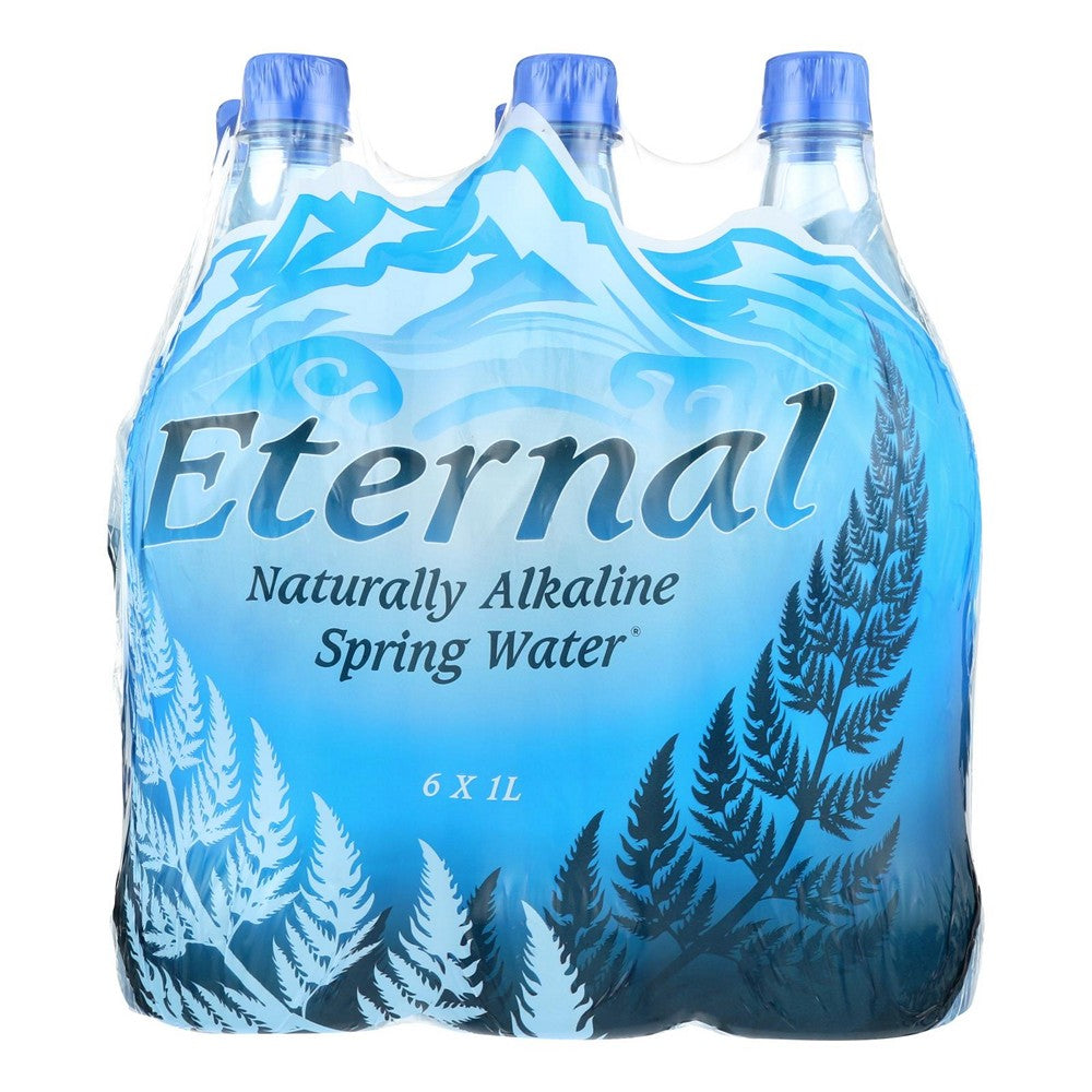 Eternal Naturally Alkaline Spring Water - Case of 2 - 6/33.8FZ