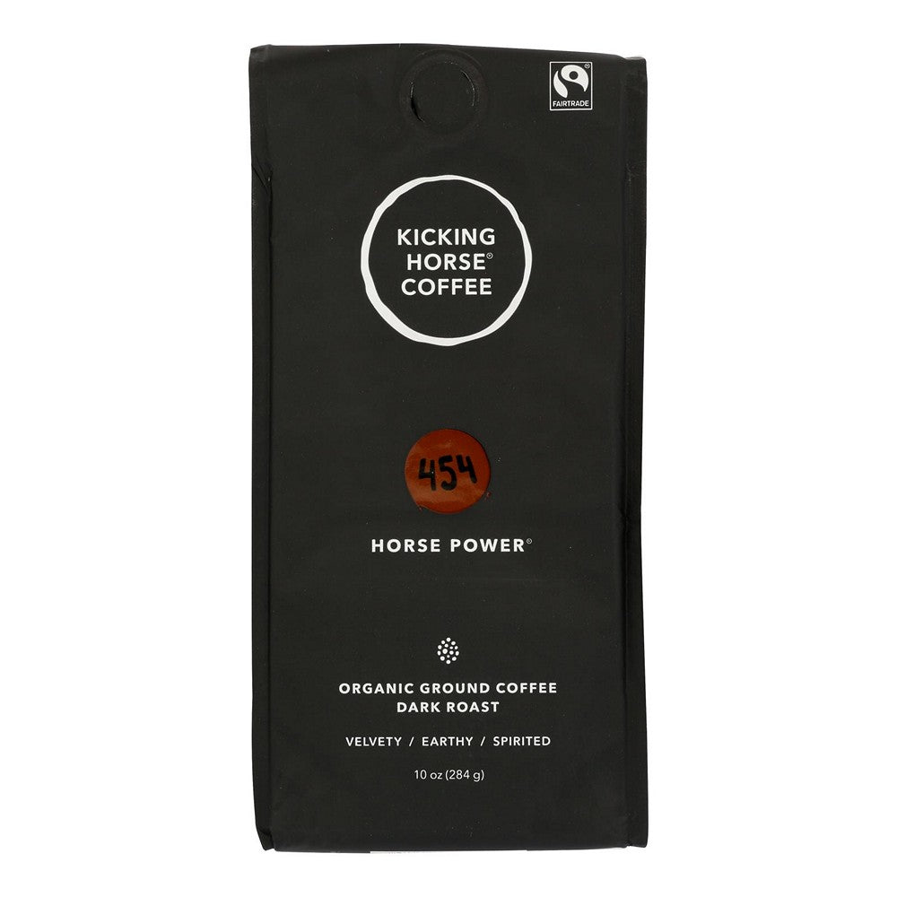 Kicking Horse - Coffee Organic 454 Horsepower Ground - Case of 6-10 Ounces