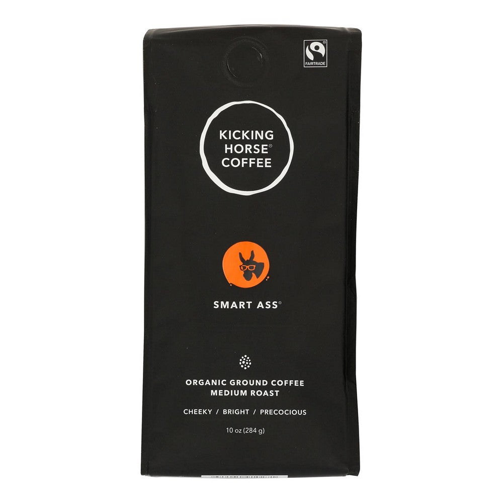 Kicking Horse - Coffee Organic Smart Ass Ground - Case of 6-10 Ounce