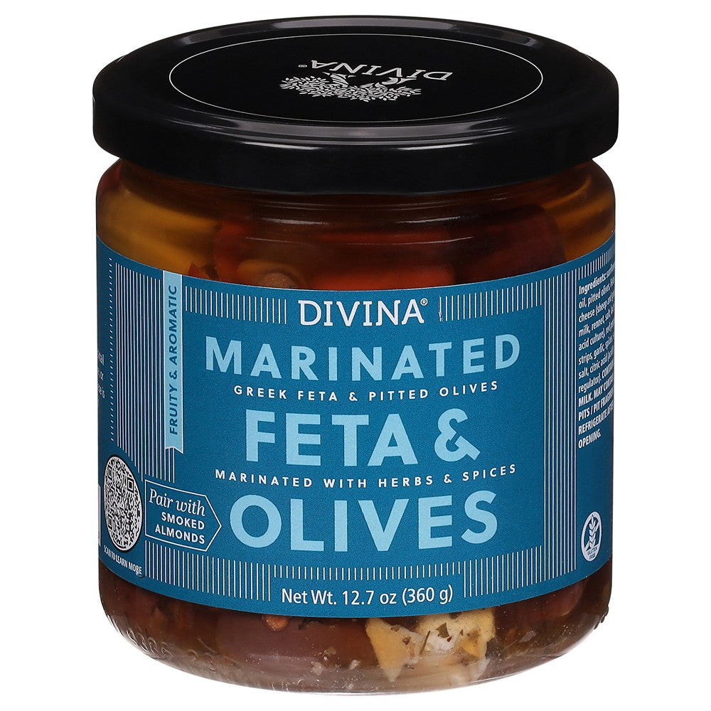 Divina - Olives Feta Marinated - Case of 6-12.7 OZ