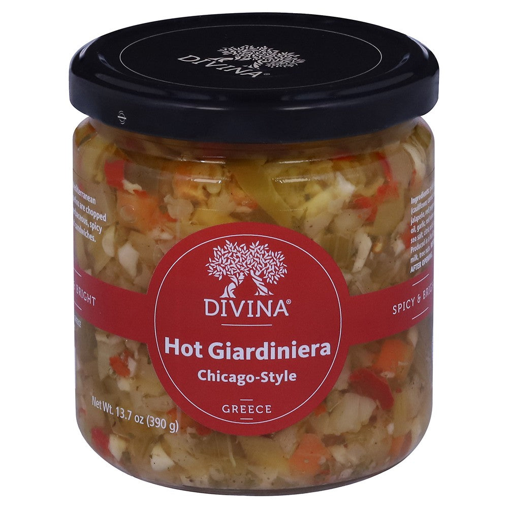 Divina - Giardiniera Hot Chicago - Case of 6-13.7 OZ