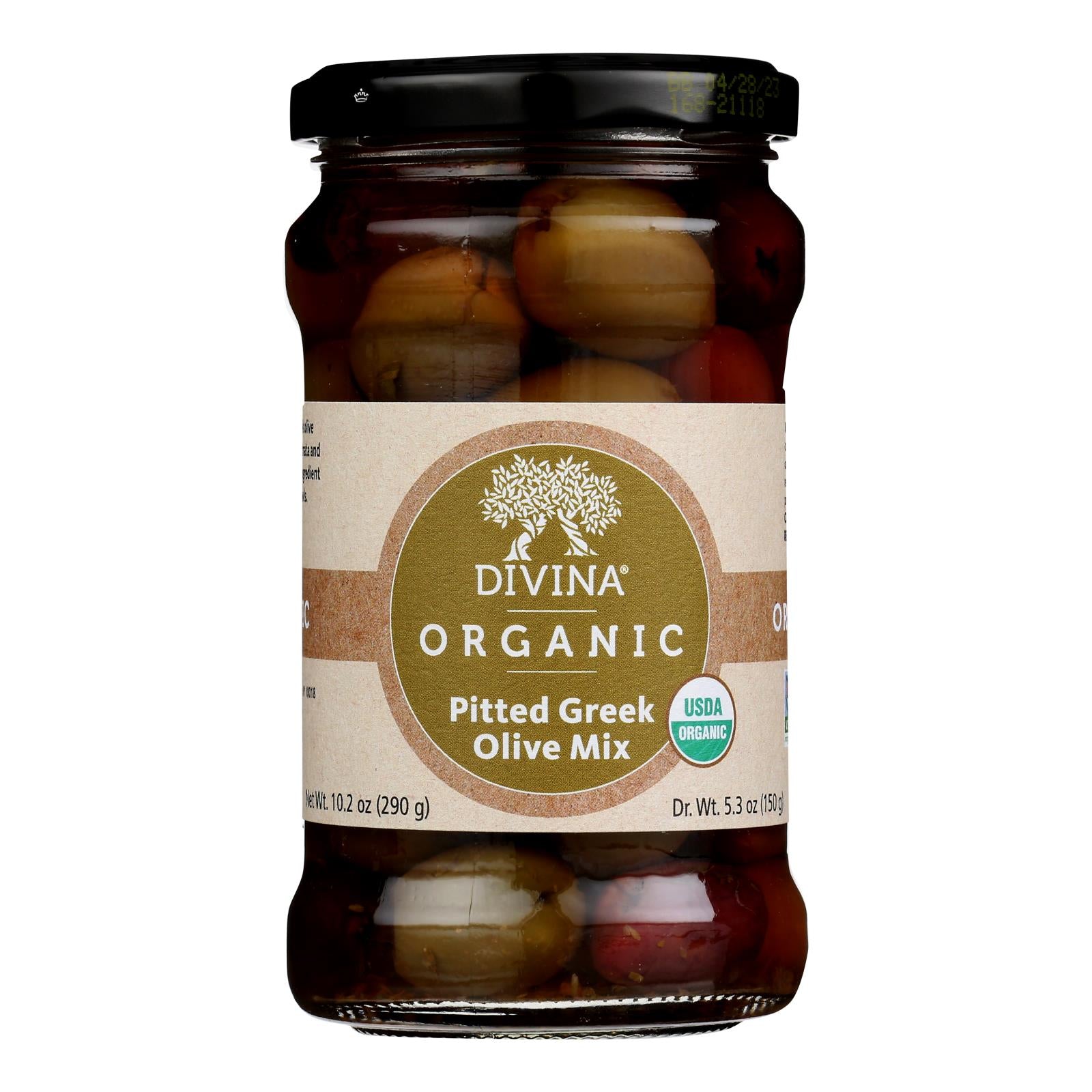Divina - Olv Mx Ptd Grk 5.3 Ounce - Case of 6-10.2 Ounce