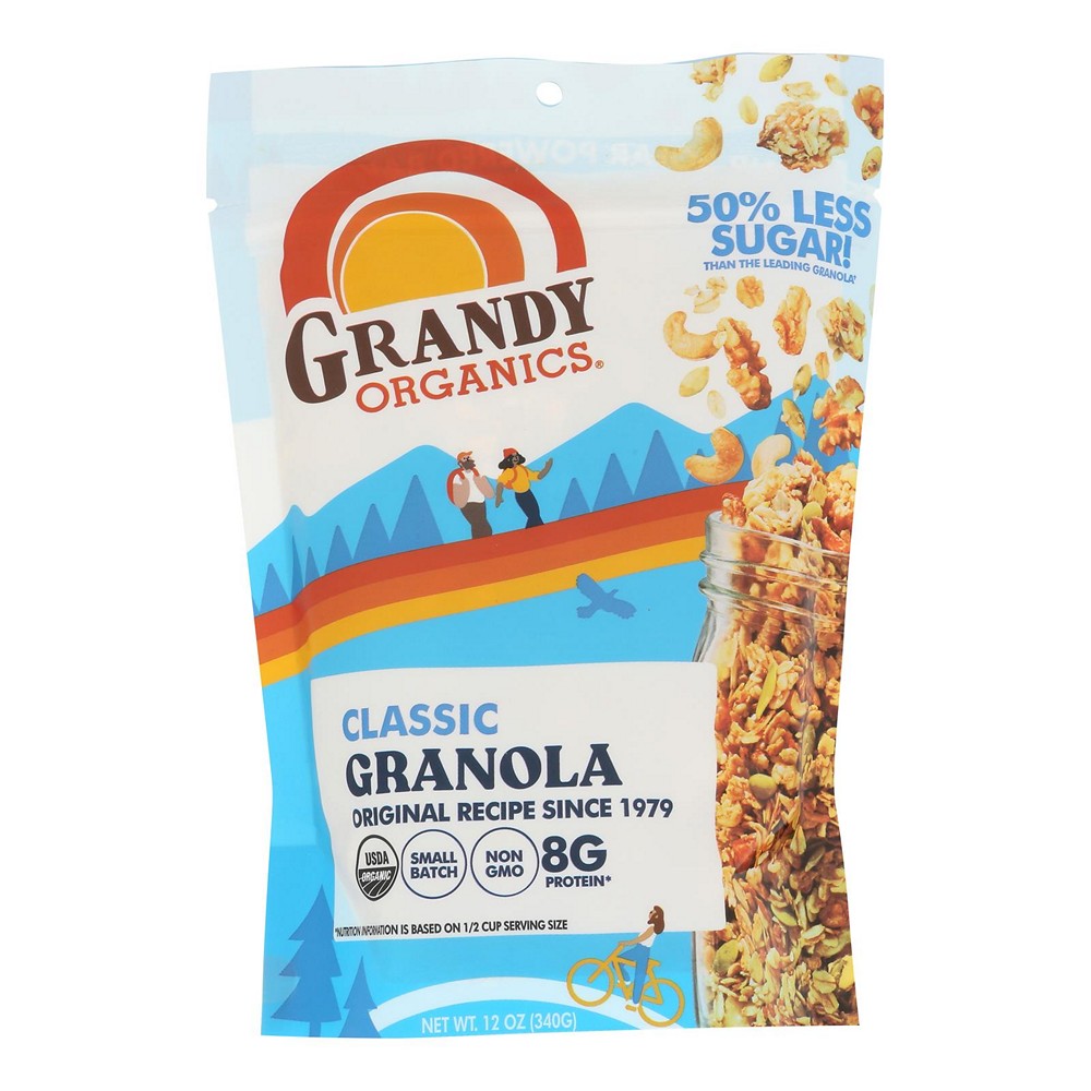 Grandy Oats Granola - Classic - Case of 6 - 12 oz.