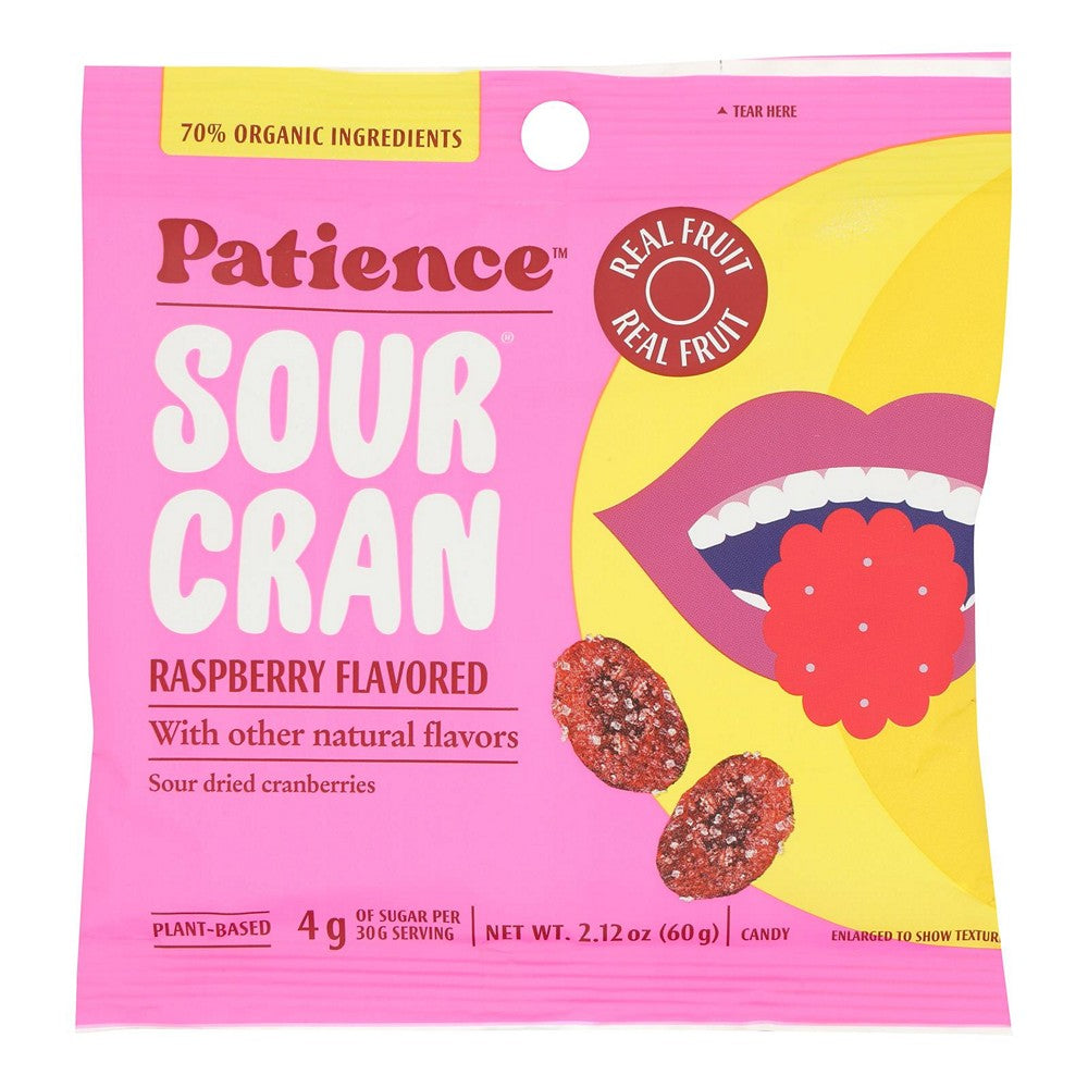Patience Fruit & Co - Candy Og3 Sr Cran Sr Rasp - Case of 24-2.12 OZ