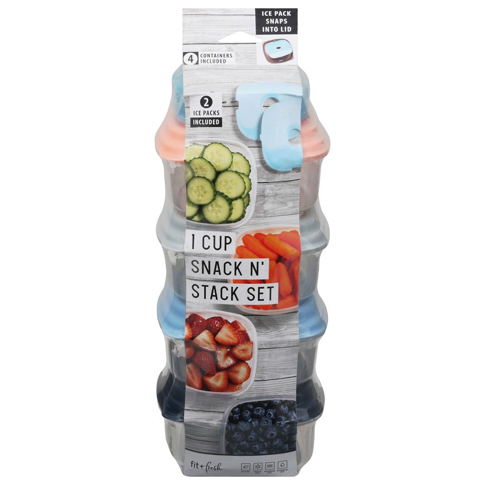 Fit & Fresh - Snck Set 1 Cups Lds Icpak - EA of 1-5 CT