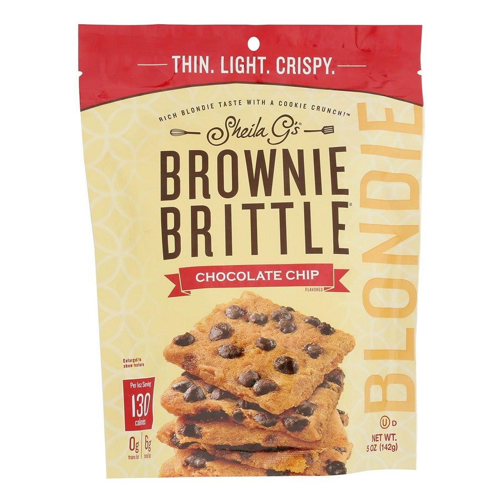 Sheila G's - Brownie Brittle Choc Chip - Case of 6-5 OZ