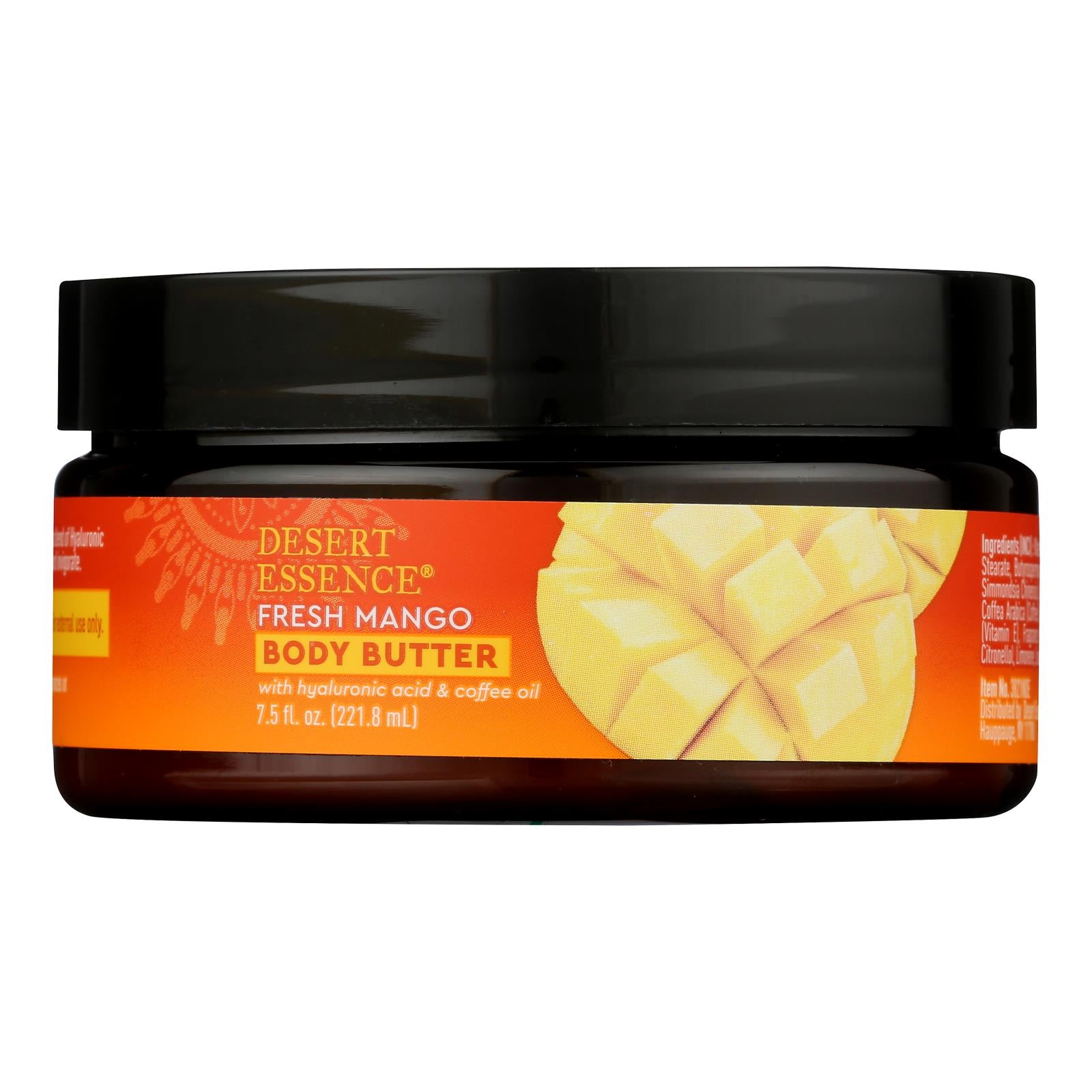 Desert Essence - Body Butter Fresh Mango - 1 Each-7.5 Fluid Ounce