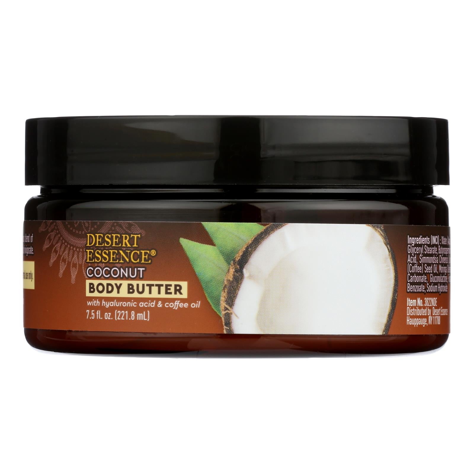 Desert Essence - Body Butter Coconut - 1 Each-7.5 Fluid Ounce