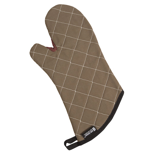 San Jamar Bestguard With Kevlar Webguard Oven Mitt, Protects To 450F, Tan, 1 Pair