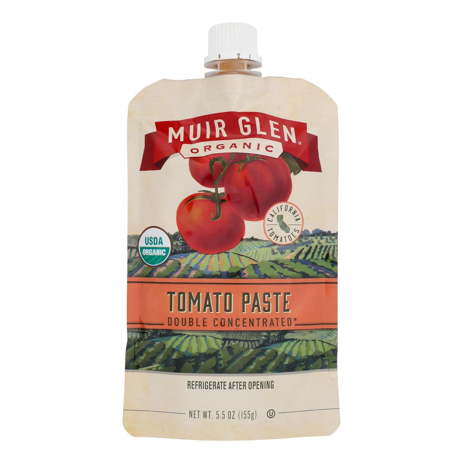 Muir Glen - Tomato Paste Double Conc - Case of 8-5.5 Ounce