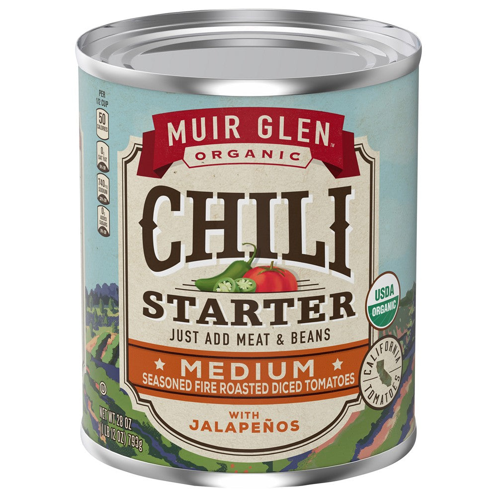 Muir Glen - Chli Strt Og2 Med Rst Tom - Case of 12-28 OZ
