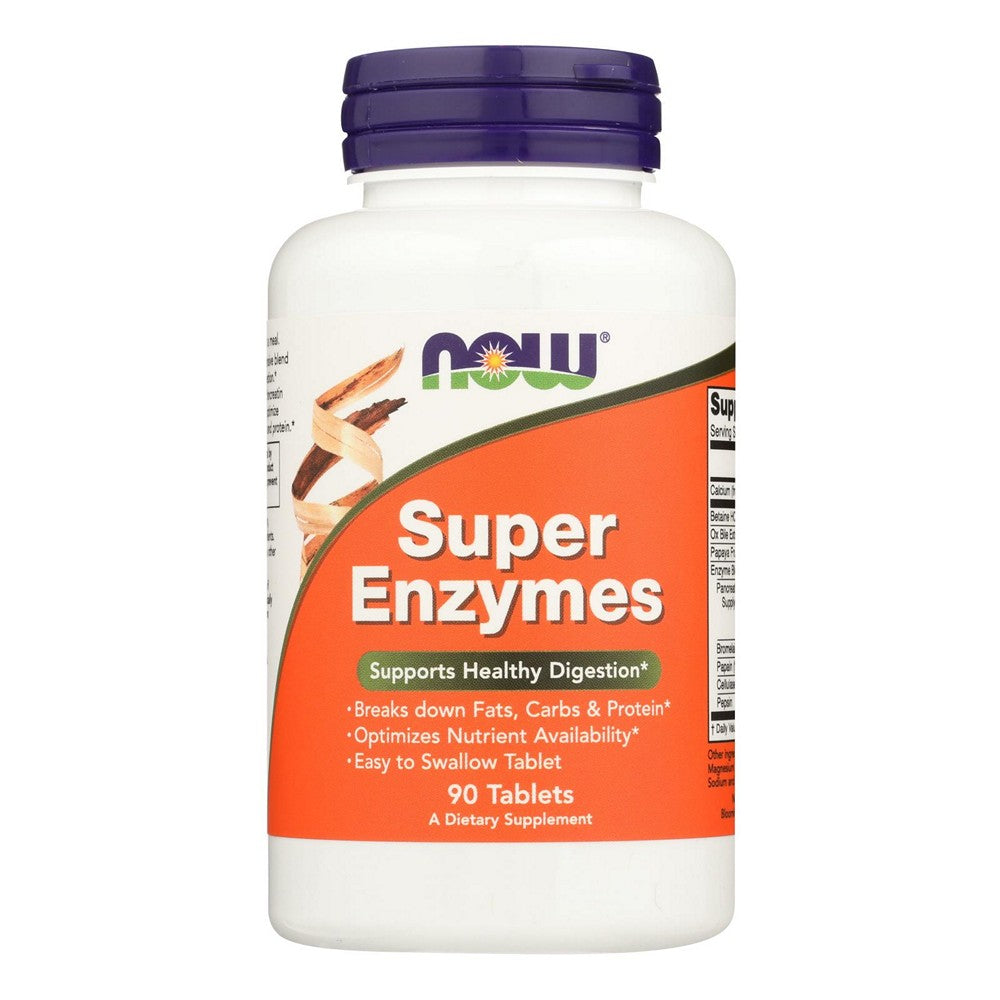 Now Foods - Super Enzymes - EA of 1-90 TAB