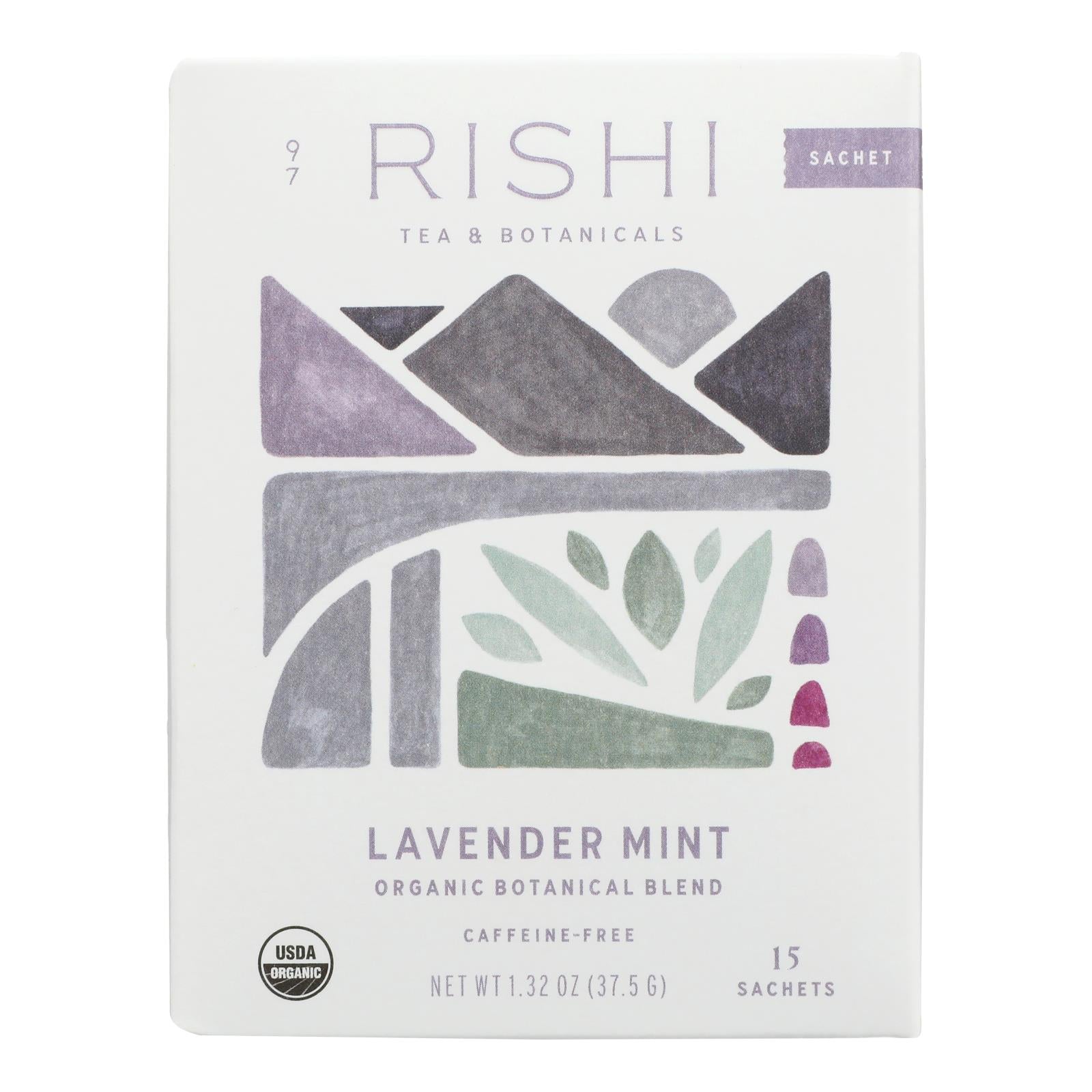 Rishi - Tea Lavender Mint - Case of 6-15 BAG