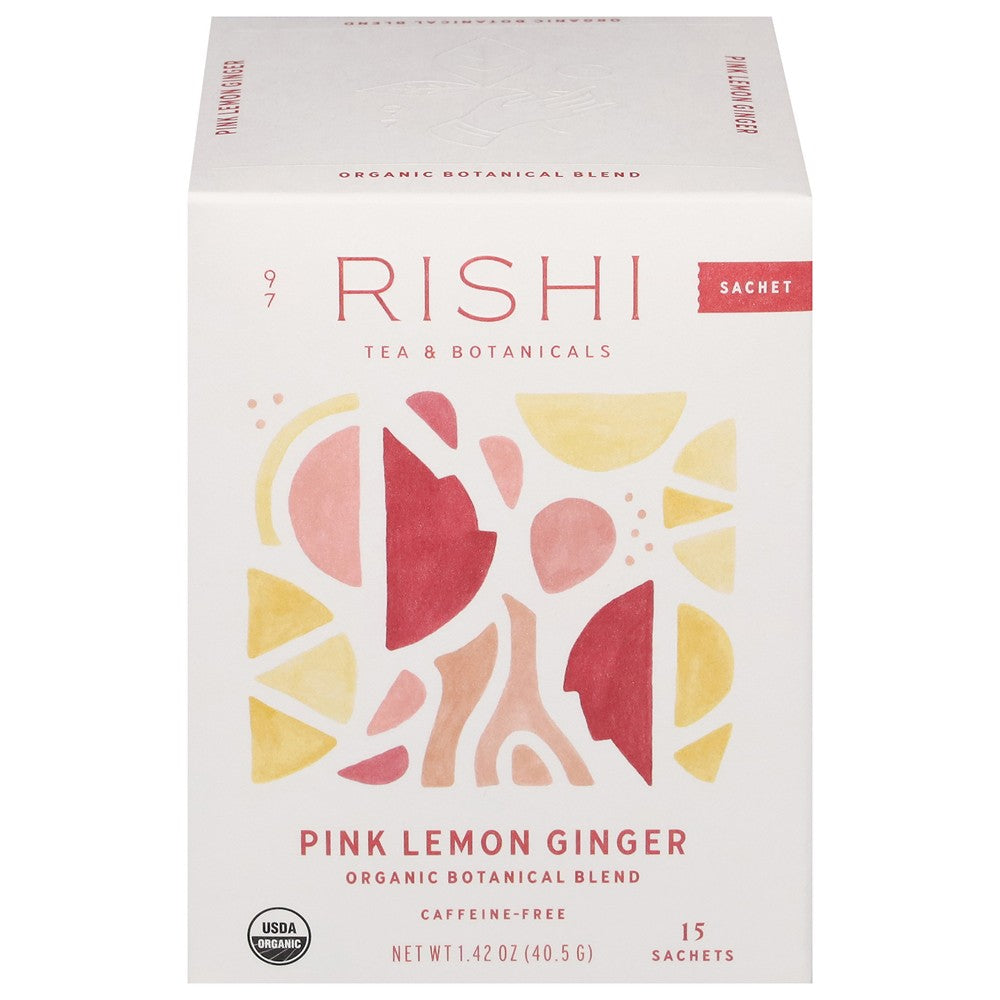 Rishi - Tea Og2 Pink Lem Ginger - Case of 6-15 CT