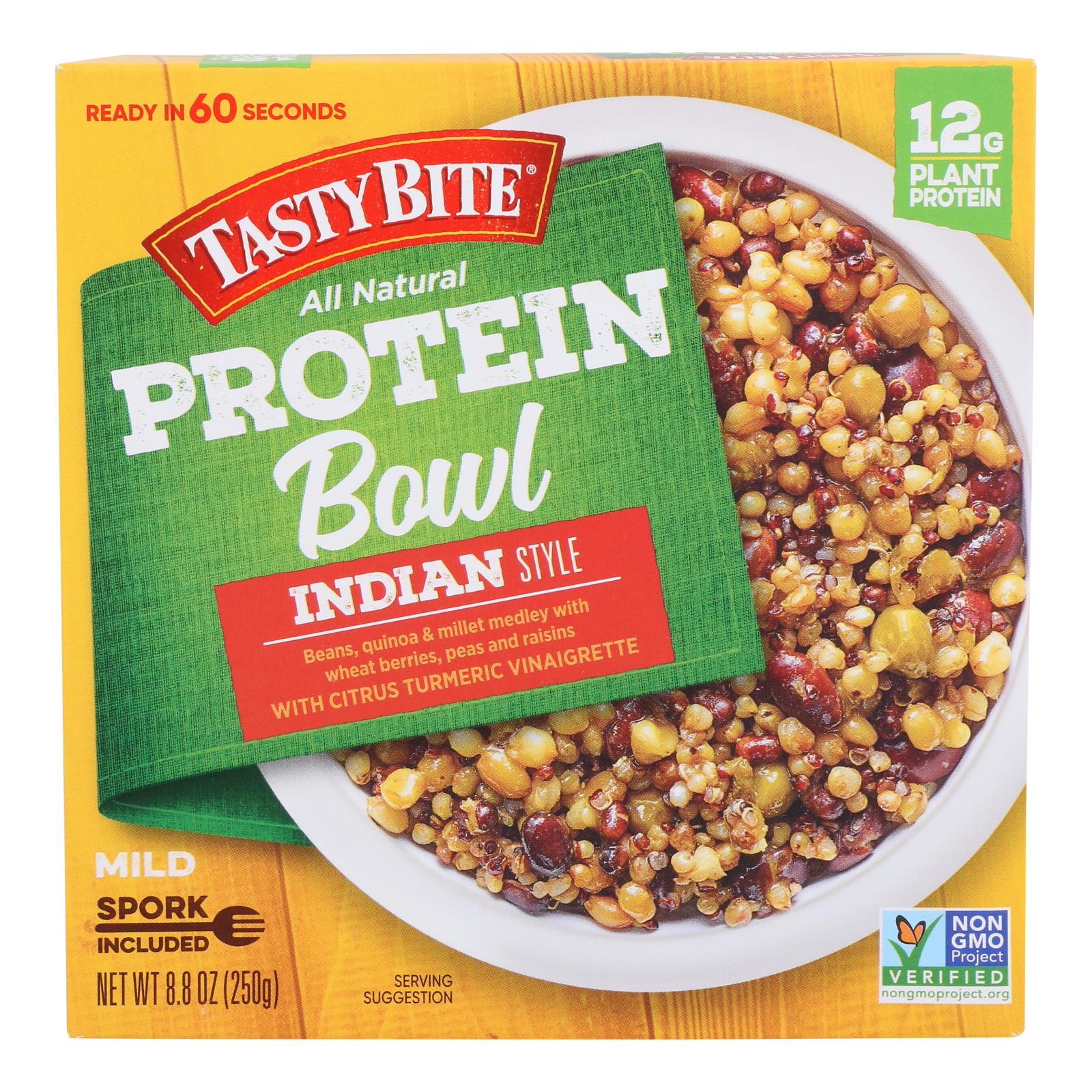 Tasty Bite - Bowl Protein Indian Style - Case of 6-8.8 Ounce
