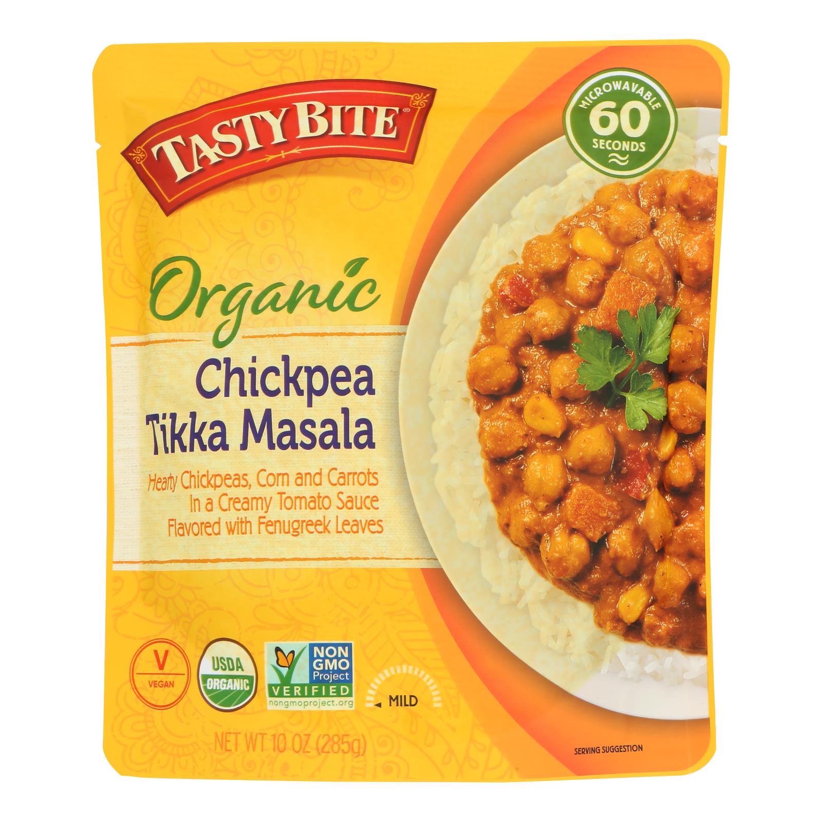 Tasty Bite - Masala Tikka Chickpea - Case of 6-10 Ounce