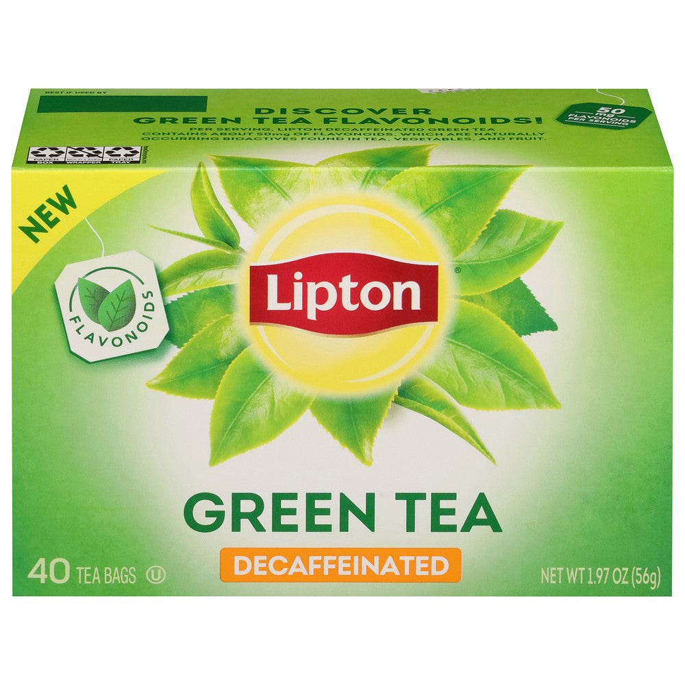 Lipton - Tea Green Decaffeinated - Case of 6-40 CT