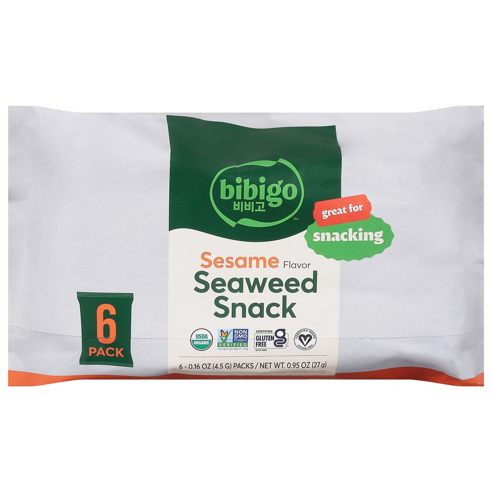 Bibigo - Seaweed Og2 Snack Sesame - Case of 6-6/.16 OZ