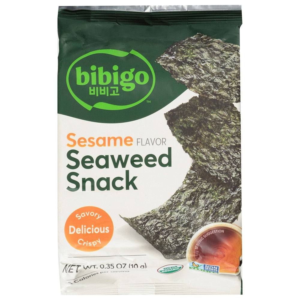 Bibigo - Seaweed Og2 Snack Sesame - Case of 12-.35 OZ