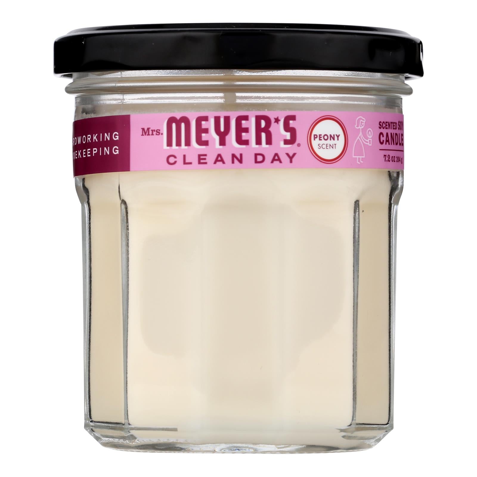 Mrs. Meyer's Clean Day - Soy Candle Peony - Case of 6-7.2 Ounce