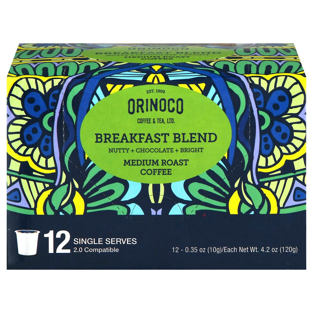 Orinoco Coffee & Tea Ltd - Coff Brkfst Blnd Sngl Srv - Case of 6-12 CT
