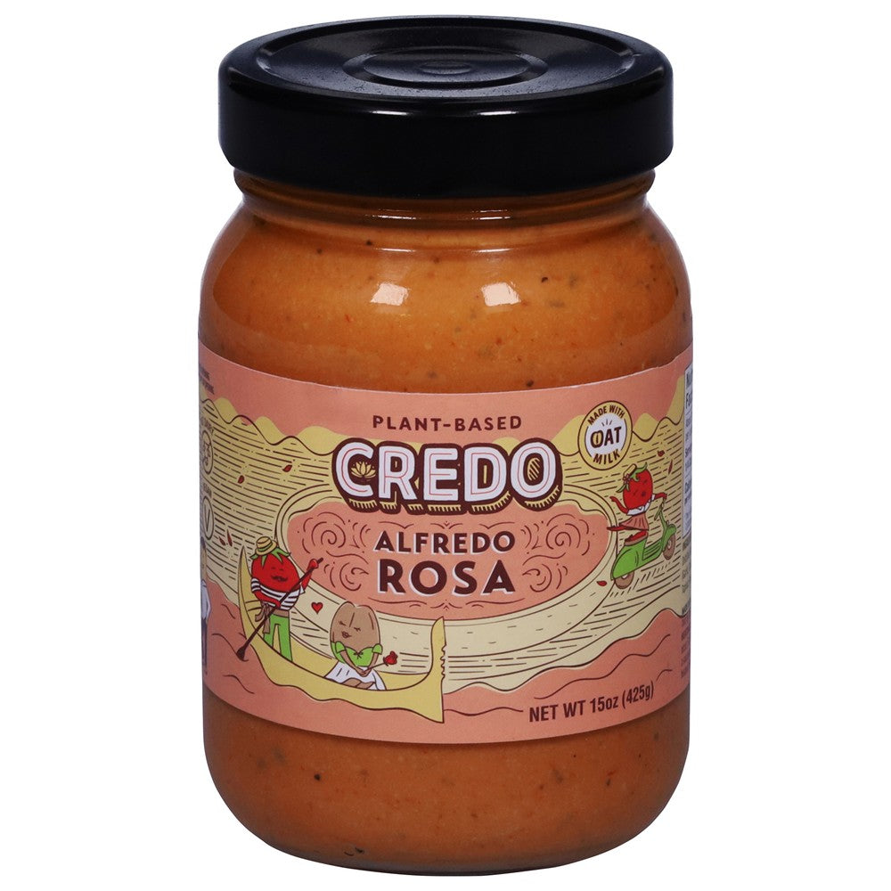 Credo Foods - Sce Alfredo Rosa Plant Bs - Case of 6-15 FZ