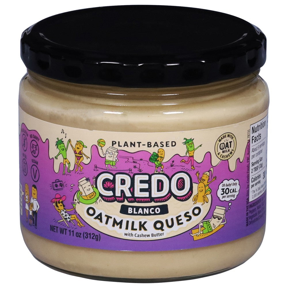 Credo Foods - Dip Df Oatmlk Queso Blnco - Case of 6-11 OZ