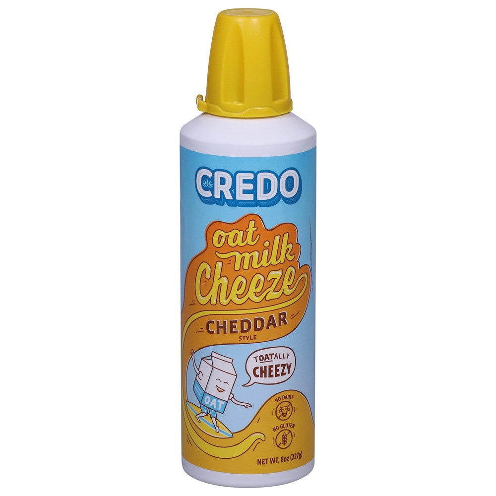 Credo Foods - Cheeze Spry Oatmilk Chedd - Case of 12-8 OZ