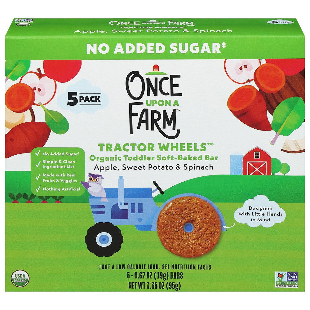 Once Upon A Farm - Bar Og2 Apl Swt Pot Spin - Case of 8-3.35 OZ