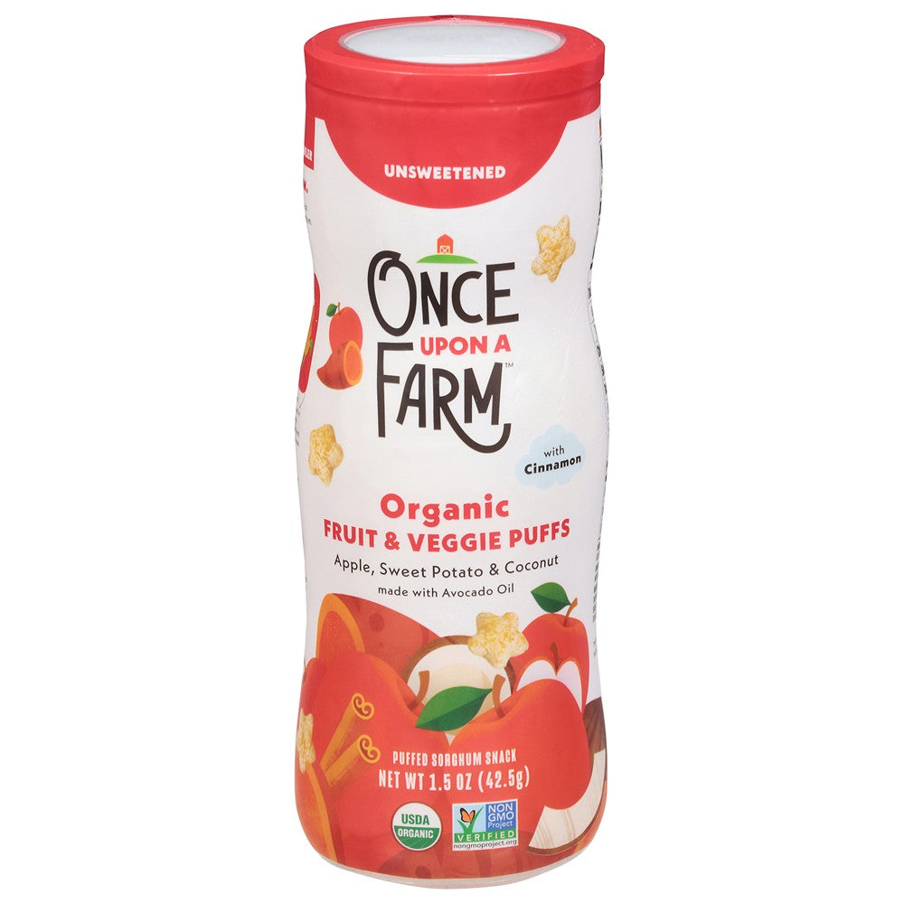 Once Upon A Farm - Puffs Og2 Apl Sw Pot Cnut - Case of 6-1.5 OZ