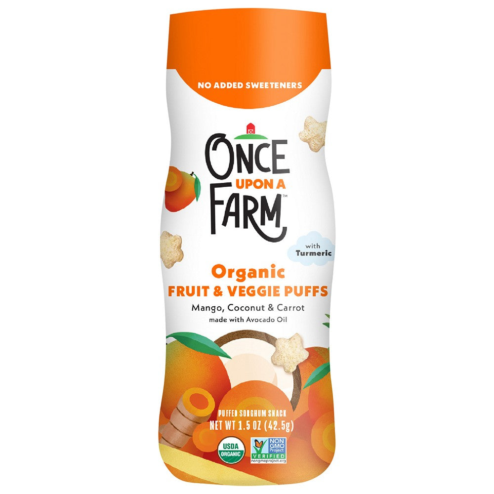 Once Upon A Farm - Puffs Og2 Mngo Crt Cnut - Case of 6-1.5 OZ