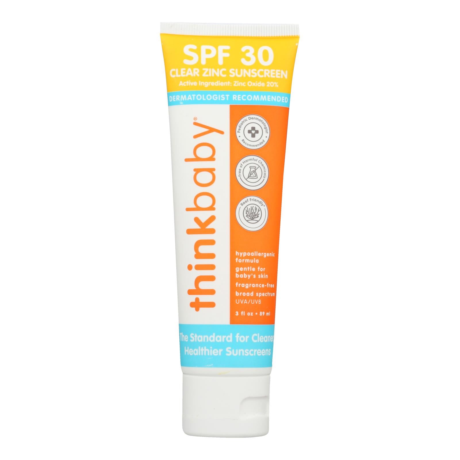 Thinksport - Snscrn Baby Clr Znc SPF30 - 1 Each -3 Fluid Ounce