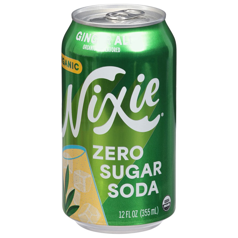 Nixie Sparkling Water - Soda Og2 Ginger Ale Sf - Case of 12-12 FZ