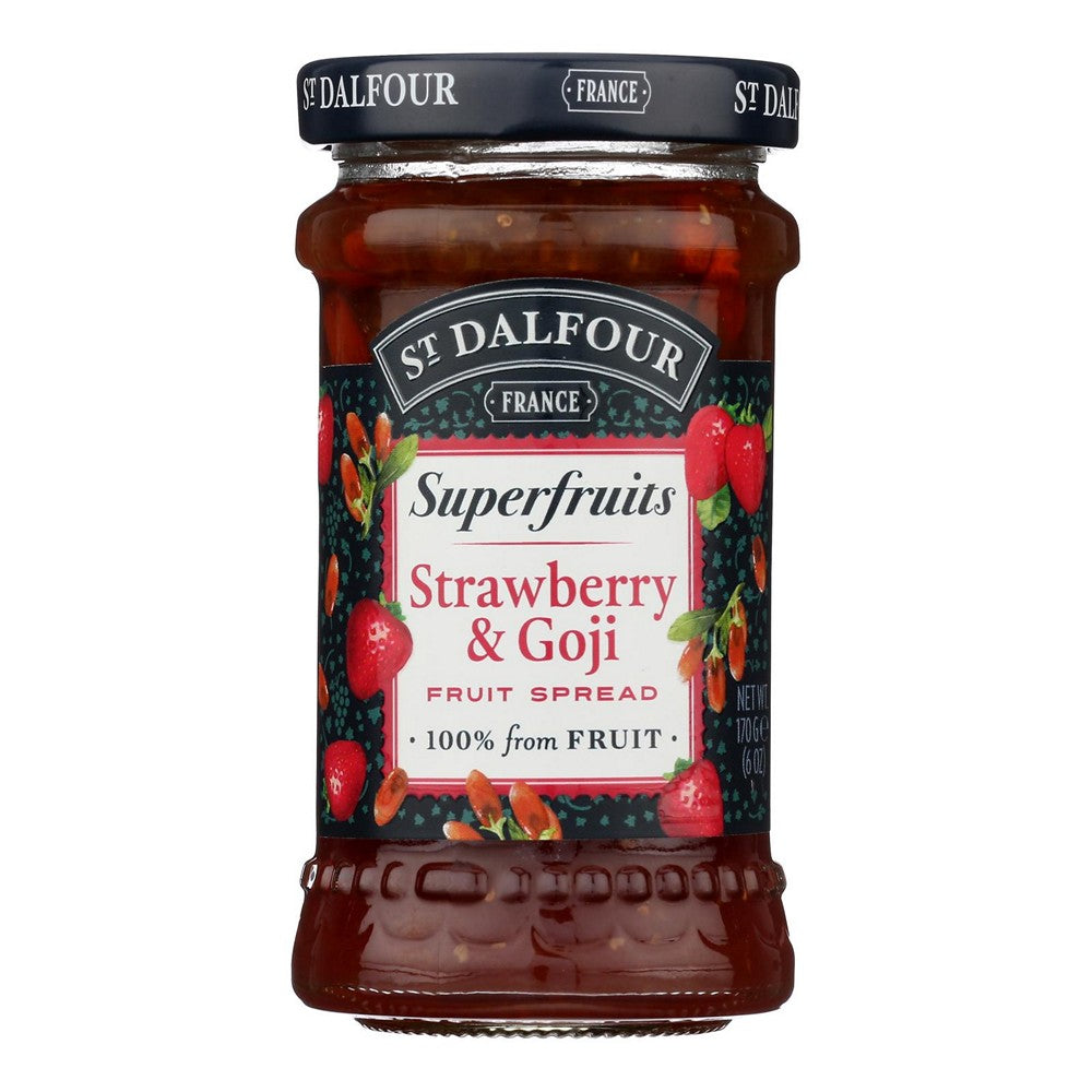 St Dalfour - Fruit Spread Straw Goji - Case of 6-6 OZ