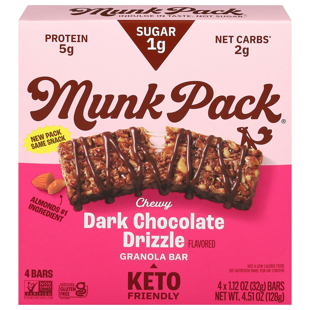 Munk Pack - Grn Br Keto Dk Choc - Case of 6-4/1.12 Z