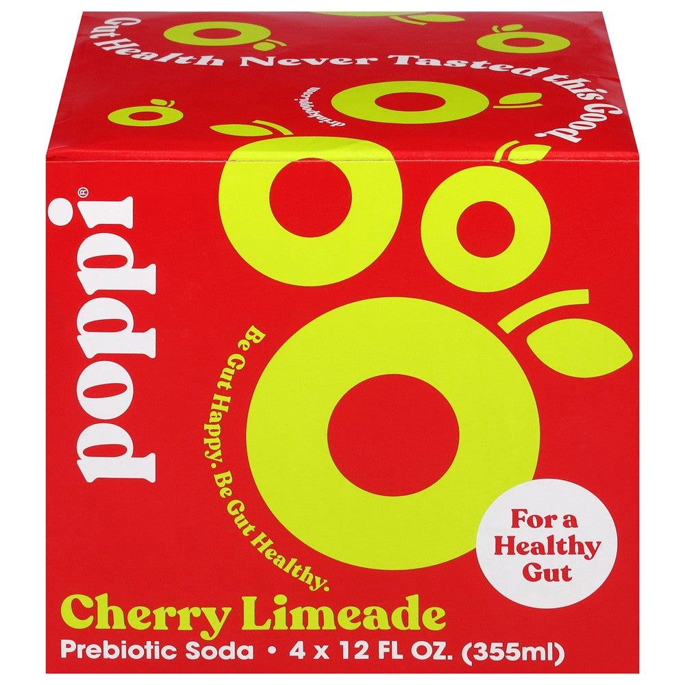 Poppi - Prebio Soda Chry Limeade - Case of 6-4/12 FZ