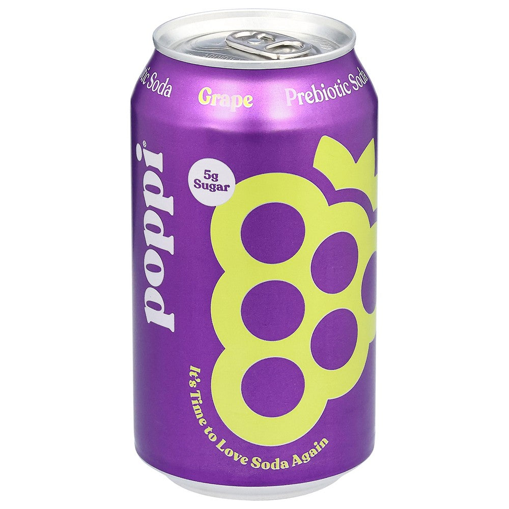 Poppi - Soda Grape Prebiotic - Case of 12-12 FZ