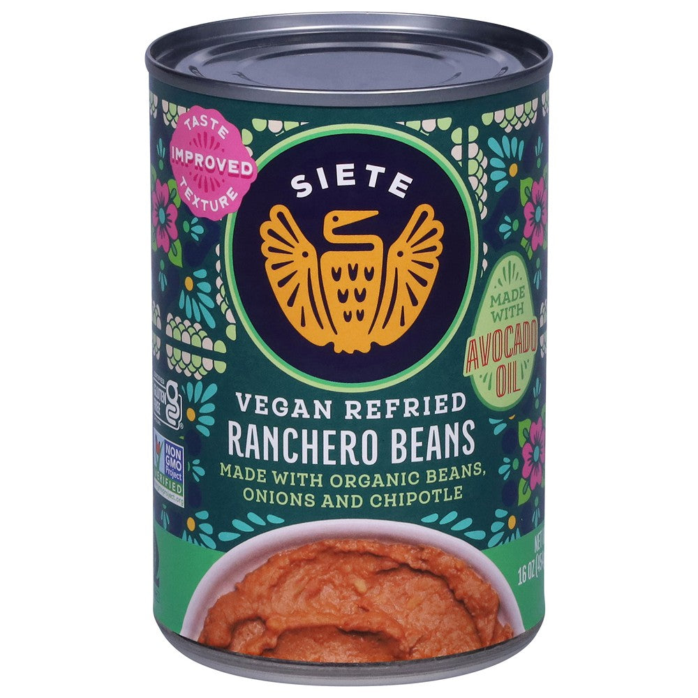 Siete - Beans Og3 Ref Ranchero - Case of 12-16 OZ
