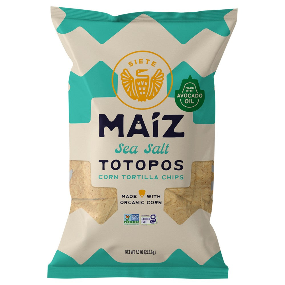 Siete - Tort Chip Og3 Corn Ssalt - Case of 6-7.5 OZ