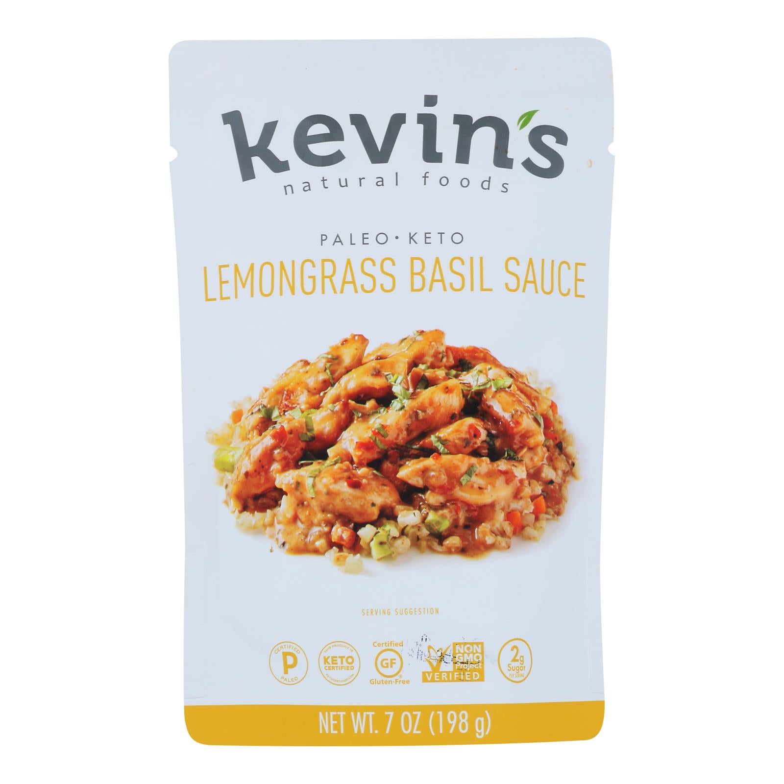 Kevin's Natural Foods - Sauce Lemongrass Basil - Case of 12-7 Ounce