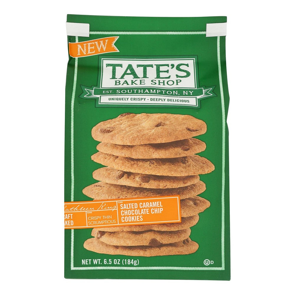 Tate's Bake Shop - Cookie Sltd Caramel Cchip - Case of 12-6.5 OZ