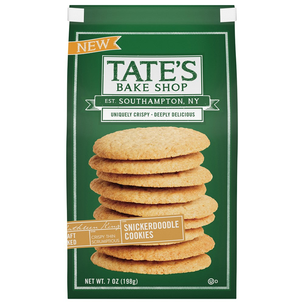 Tate's Bake Shop - Cookie Snickerdoodle - Case of 12-7 OZ