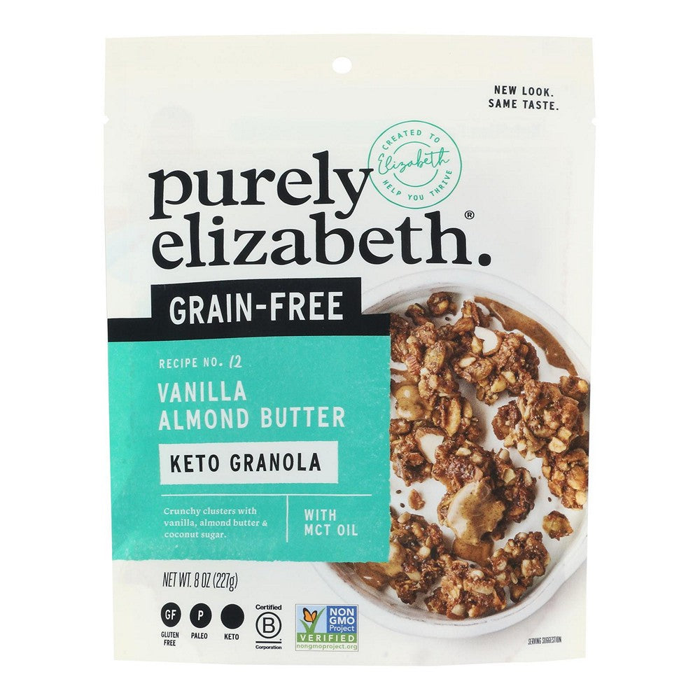 Purely Elizabeth - Gran Gluten Free Vanilla Almnd Butter - Case of 6 - 8 OZ