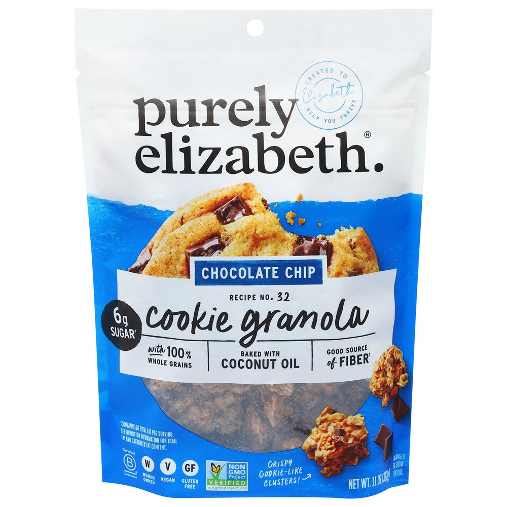 Purely Elizabeth - Cookie Granola Choc Chip - Case of 6-11 OZ