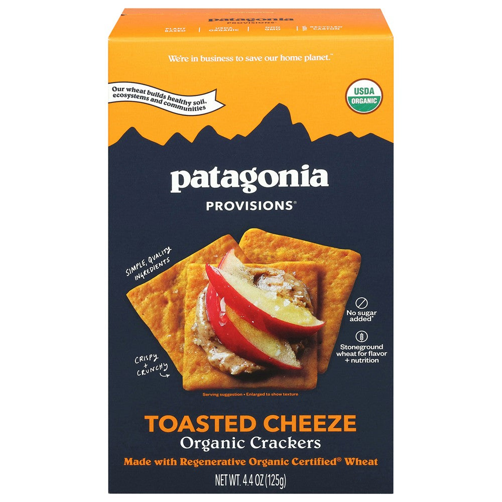 Patagonia Provisions - Cracker Og2 Vgn Cheddar - Case of 6-4.4 OZ