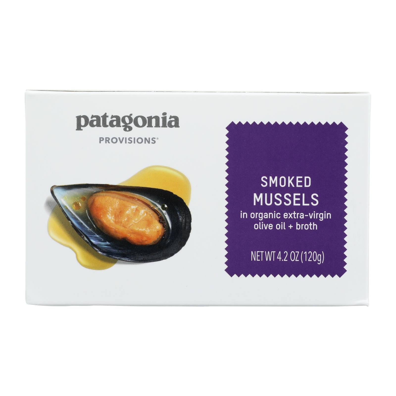 Patagonia - Mussels Smoked - Case of 10 - 4.2 Ounce