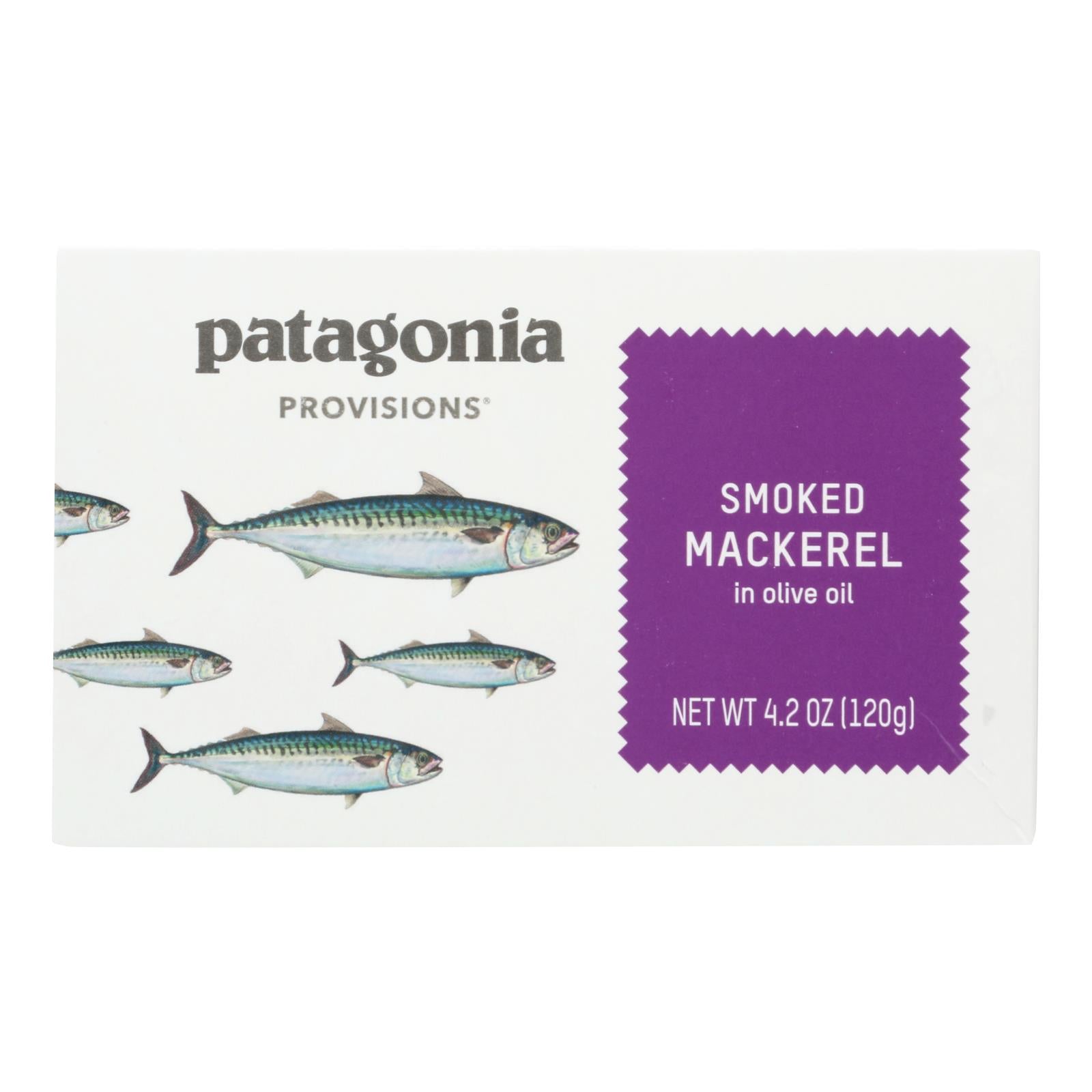 Patagonia Provisions - Mackerel Smoked - Case of 10-4.2 Ounce