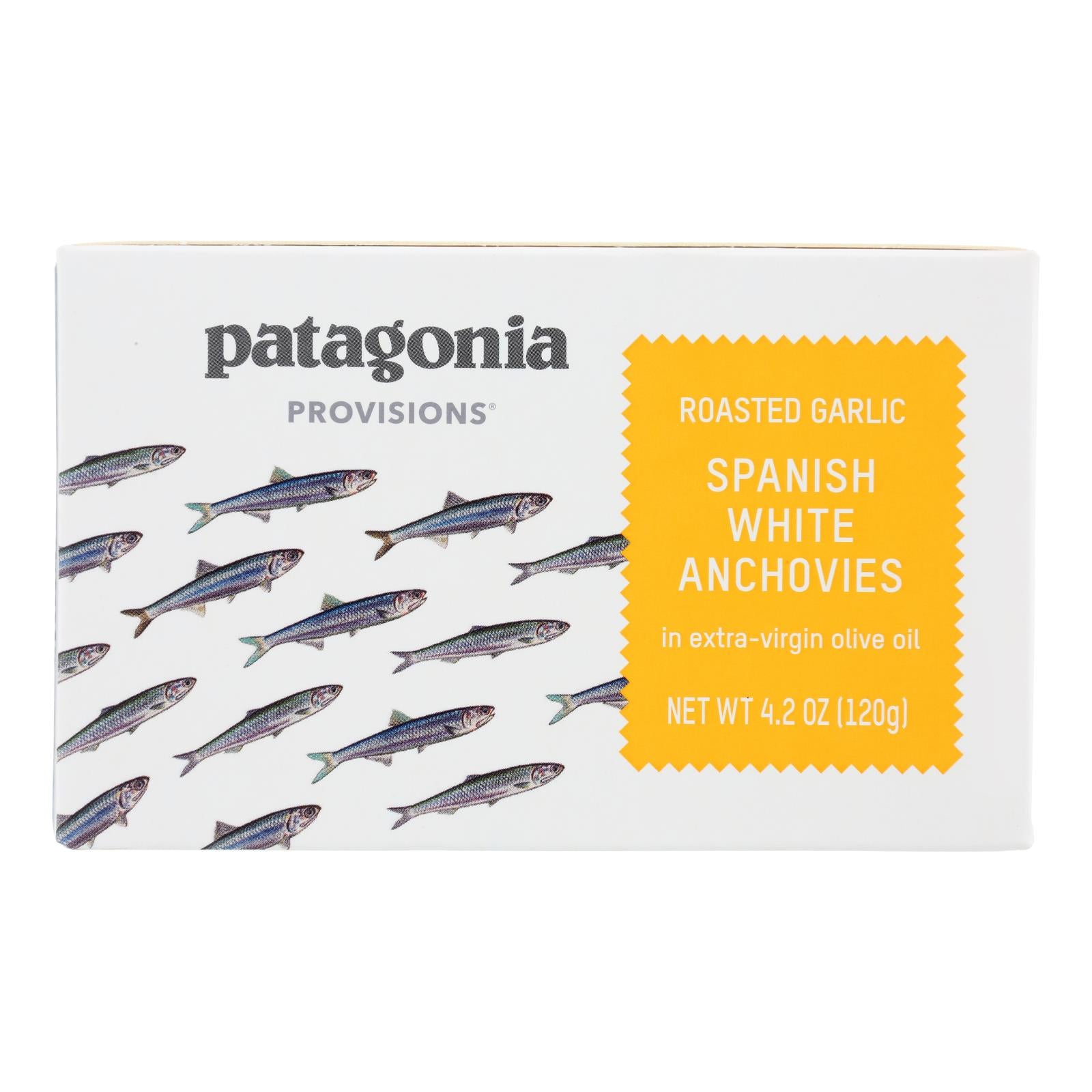 Patagonia Provisions - Anchovies Roasted Garlic - Case of 10-4.2 Ounce